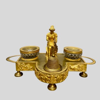 ​Чернильный прибор с женской фигурой, Россия, 1830-1840-е гг.