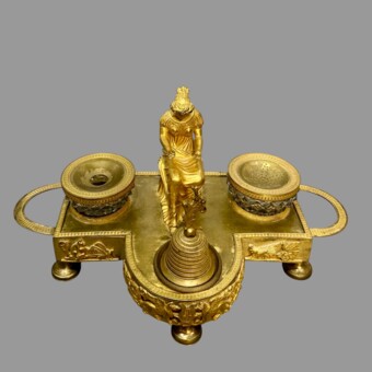 ​Чернильный прибор с женской фигурой, Россия, 1830-1840-е гг.