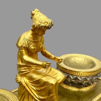 ​Чернильный прибор с женской фигурой, Россия, 1830-1840-е гг.