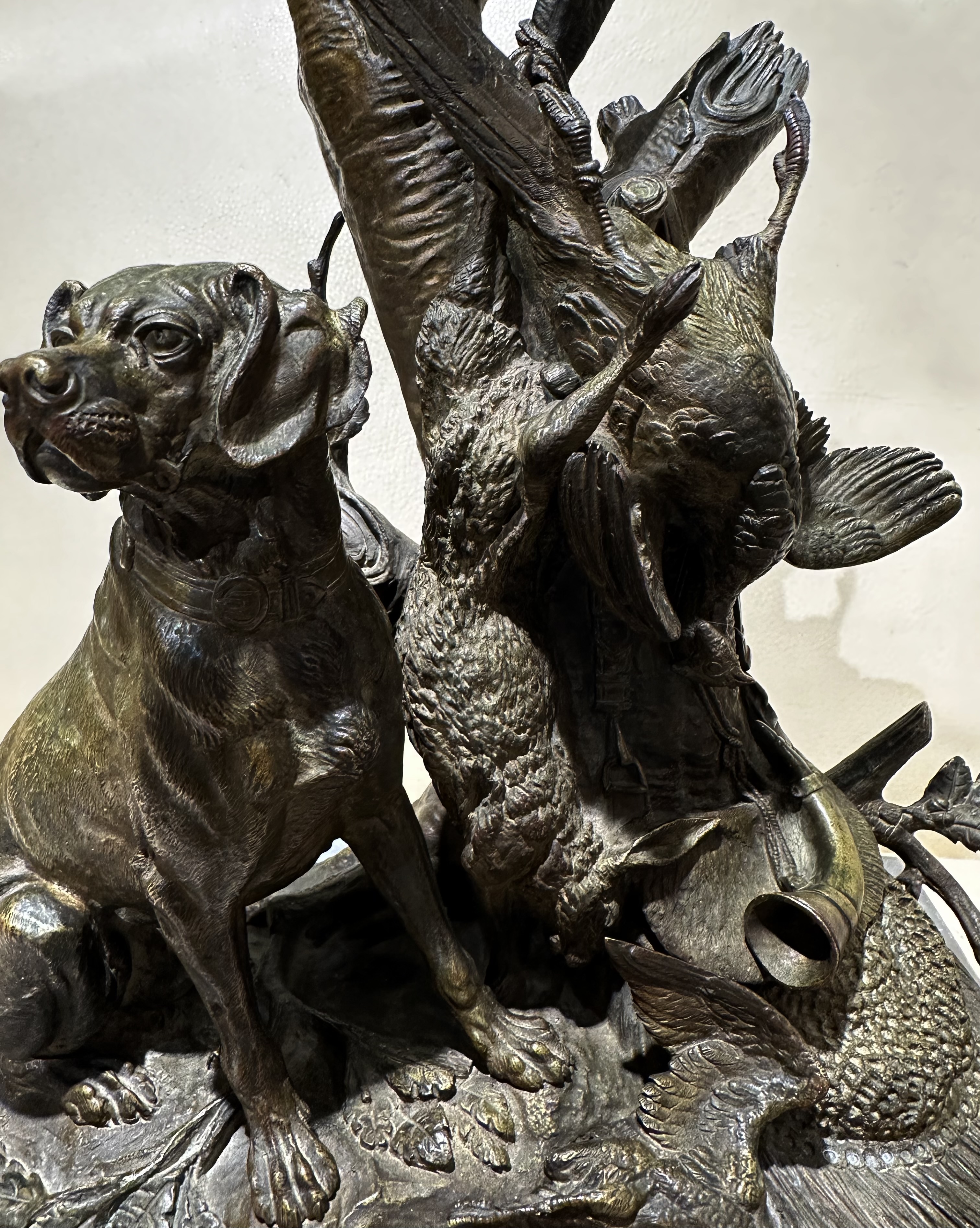 Охотничьи трофеи, Франция, кон. XIX века, Э. Делабриер 