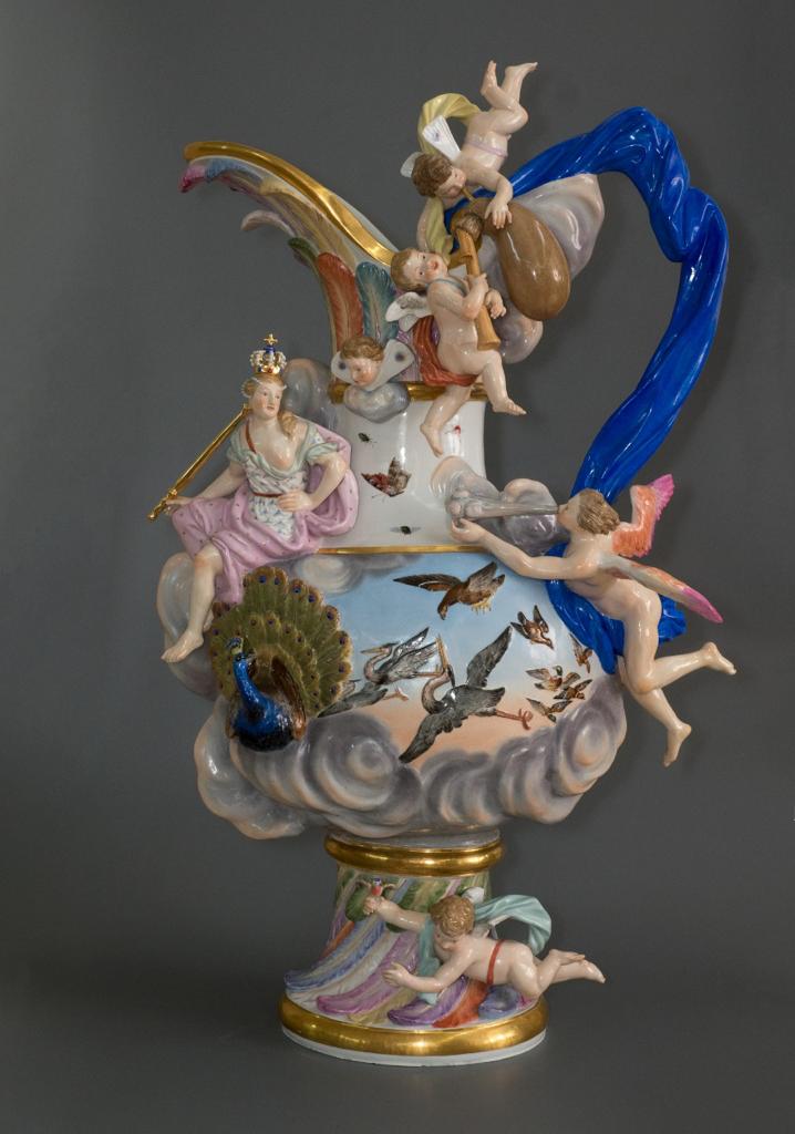 Кувшин «Воздух» из серии четыре стихии, Германия, мануфактура "Мейсен", сер. XIX века