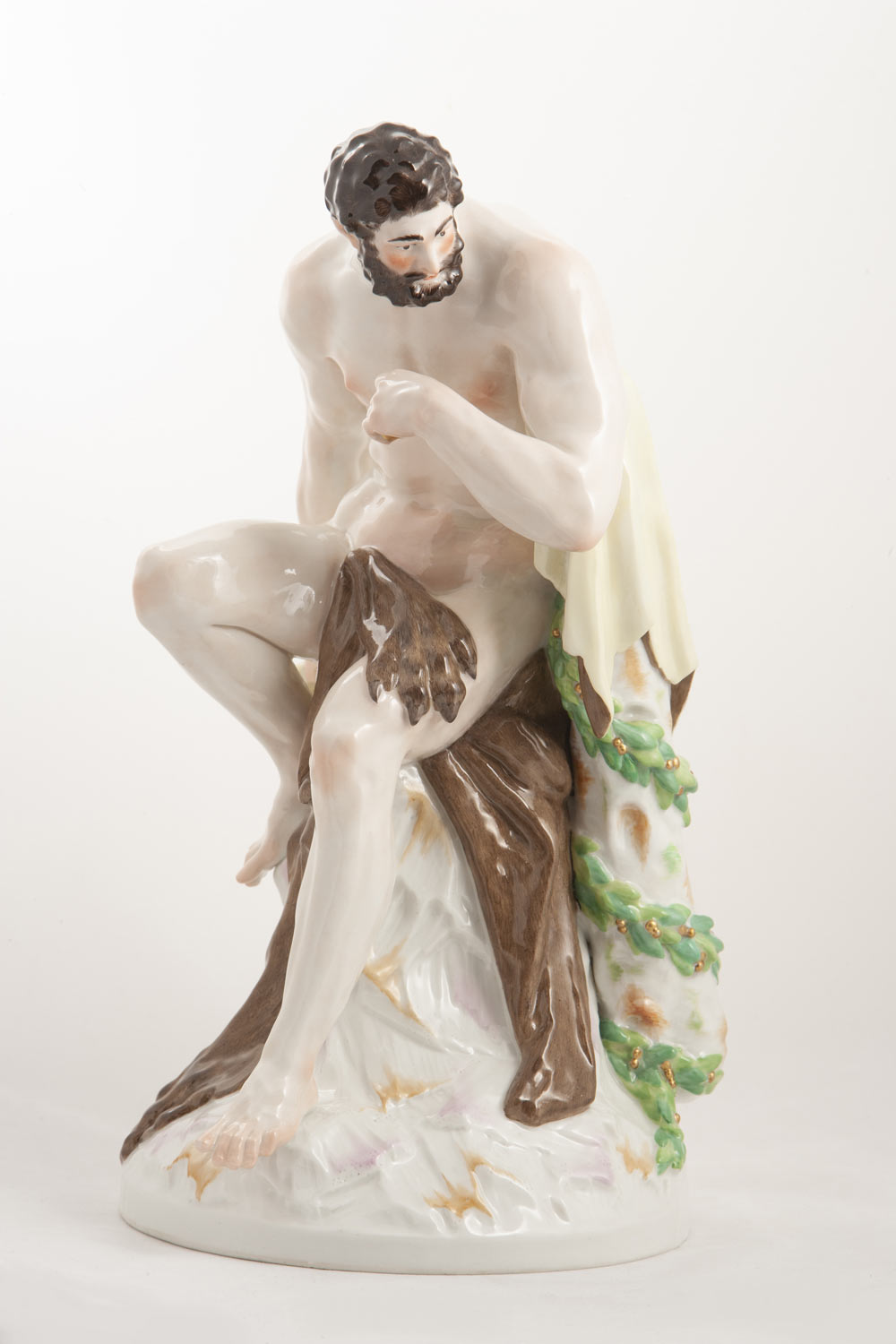 Скульптура «Геркулес», Германия, KPM, XIX век, Мейер И.К.